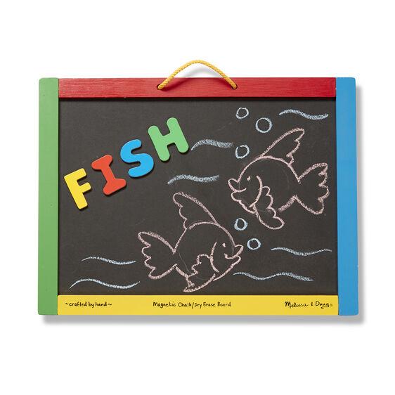 Melissa & Doug Magnetic Chalkboard/Dry-Erase Board