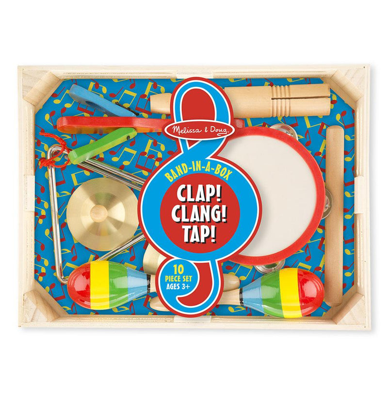 Melissa & Doug Band-in-a Box Clap! Clang! Tap!