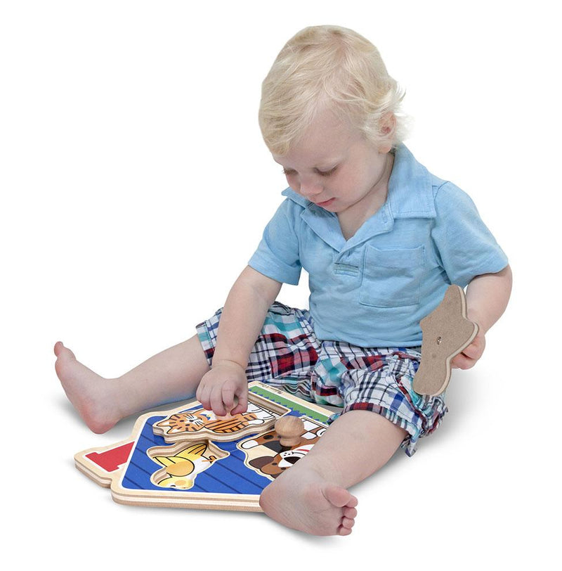 Melissa & Doug Jumbo Knob Puzzle House Pets