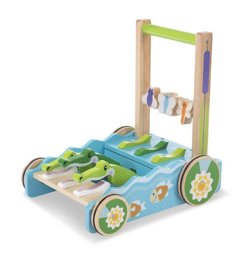 Melissa & Doug Chomp & Clack Alligator Push Toy