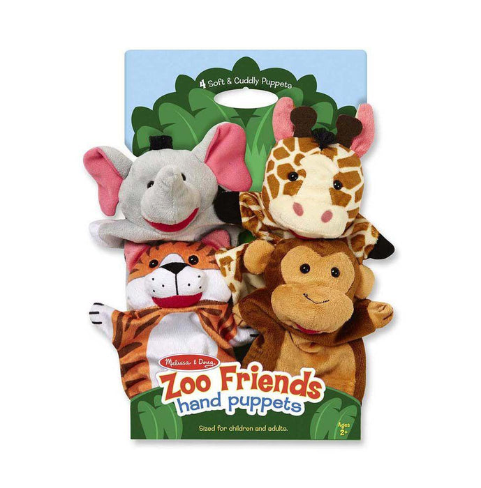 Melissa & Doug Hand Puppets Zoo Friends