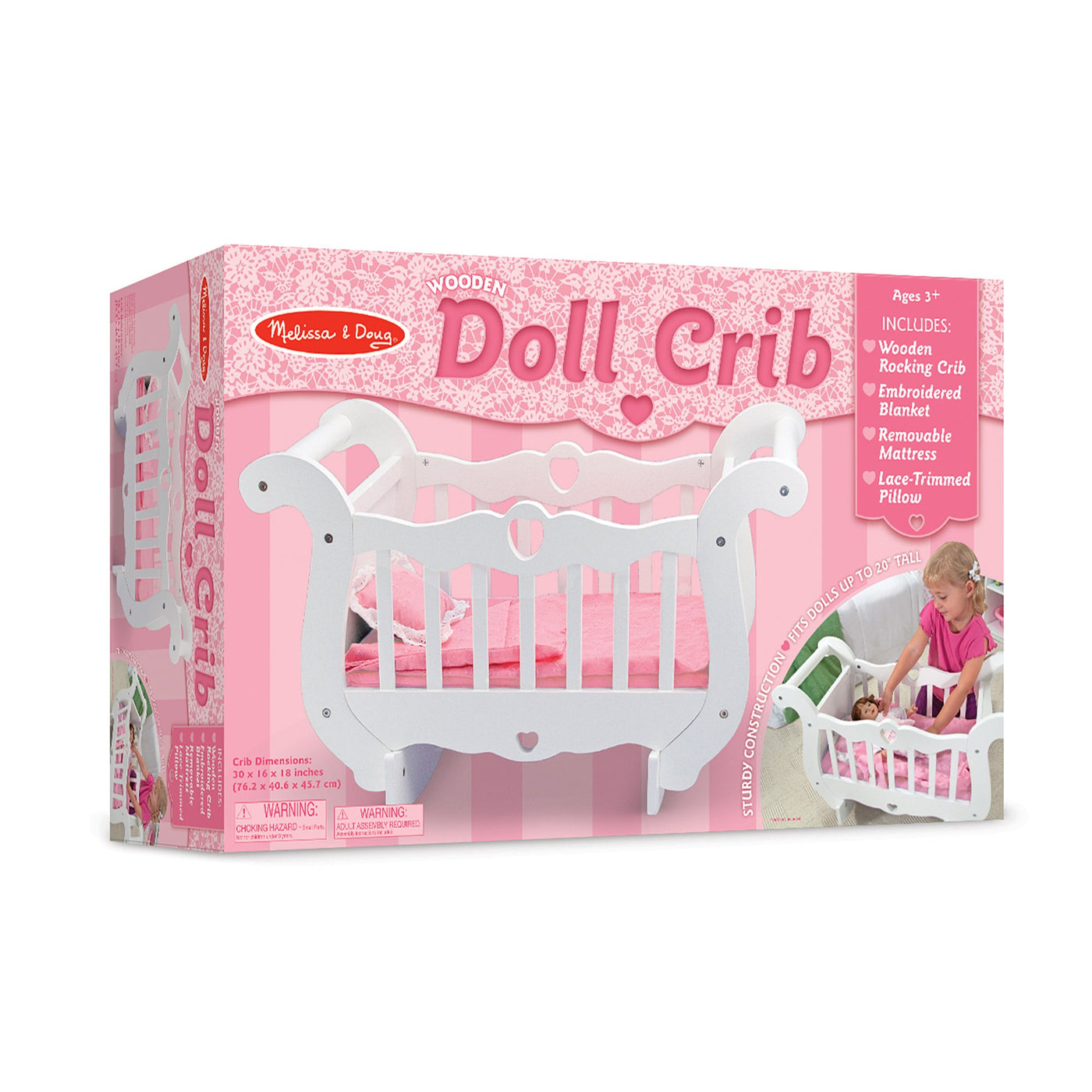 Melissa & Doug Wooden Doll Crib — Cullen's Babyland & Playland