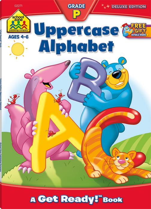 School Zone Uppercase Alphabet Workbook