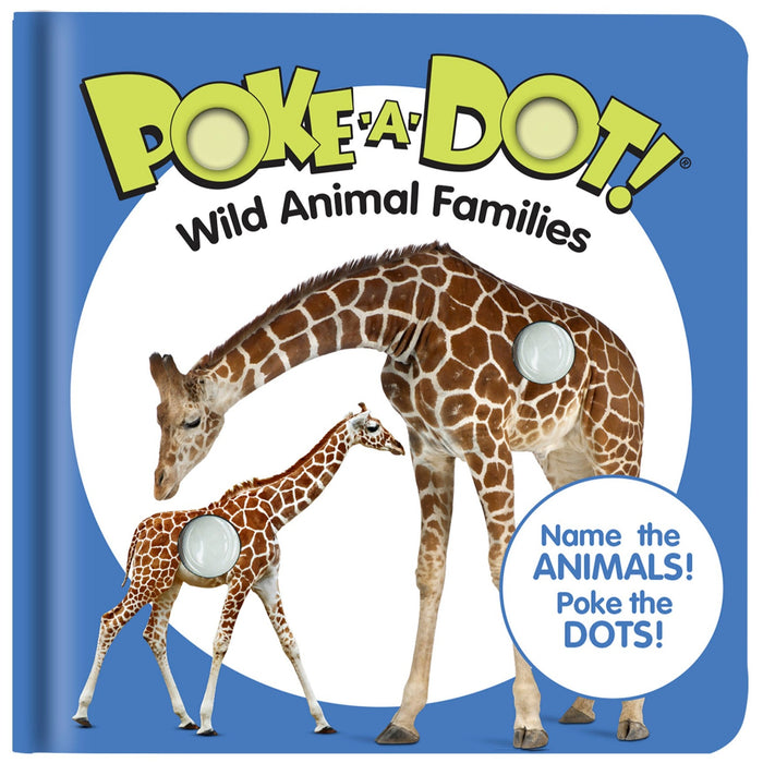 Melissa & Doug Poke-a Dot Book: Wild Animal Families