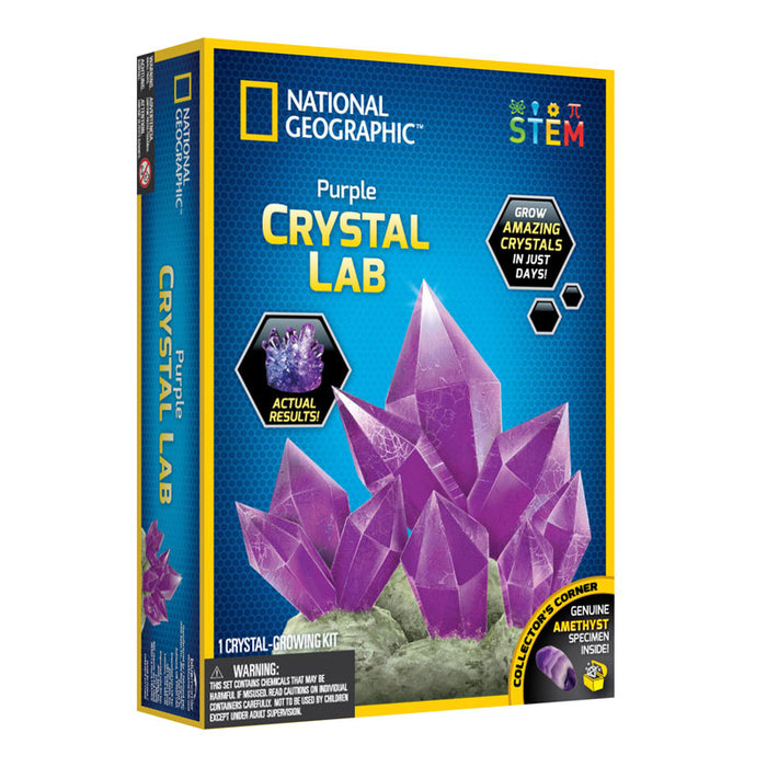 Discover with Dr. Cool National Geographic Purple Crystal Growing Lab