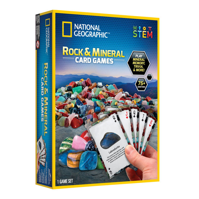 Discover with Dr. Cool National Geographic Rock & Mineral Card Game