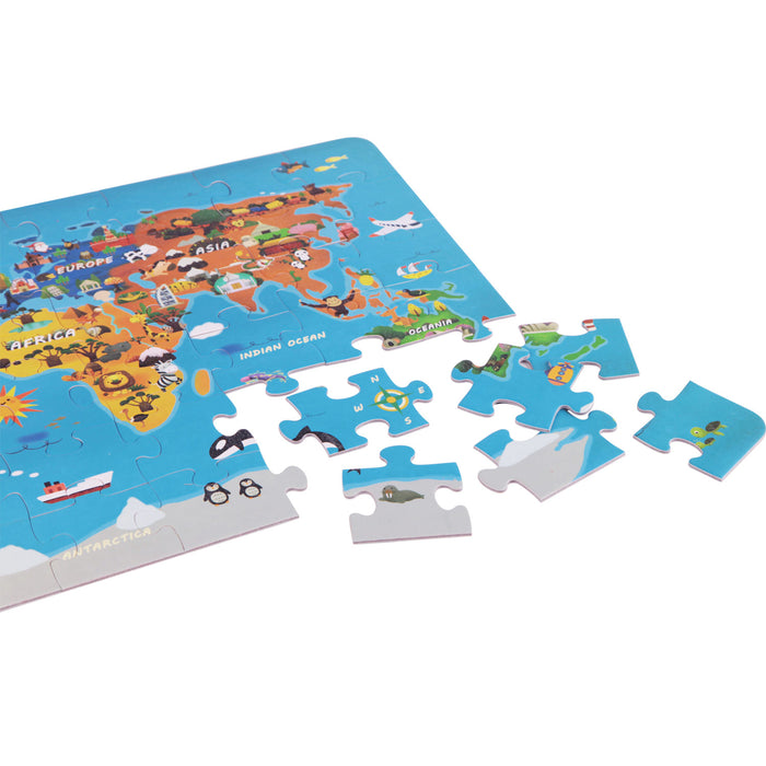 Creative Toy Co 48pc World Map Puzzle