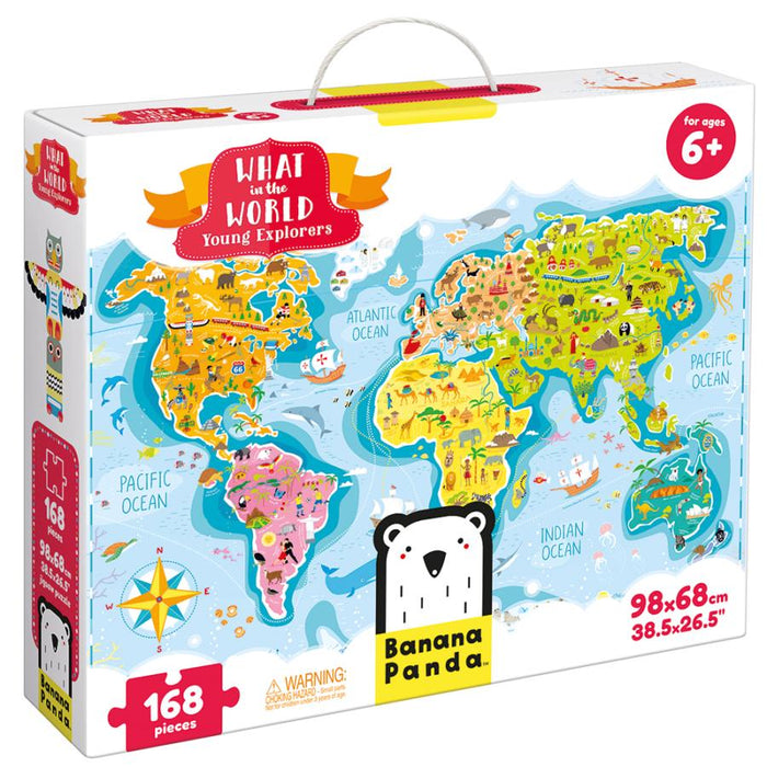 Banana Panda What in the World Young Explorers Floor Puzzle