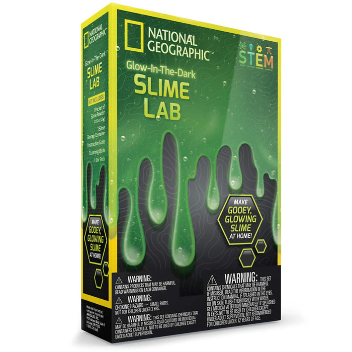 Discover with Dr. Cool National Geographic Glow-In-The-Dark Slime Lab