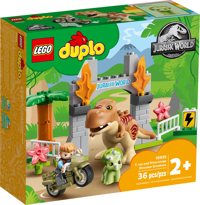Lego Duplo T-Rex & Triceratops Breakout