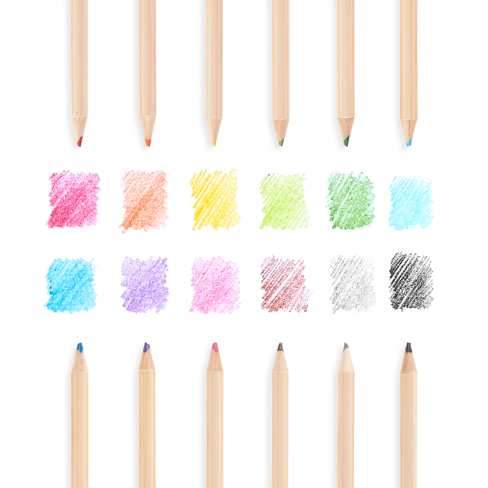 Ooly Unmistakeables Erasable Colored Pencils