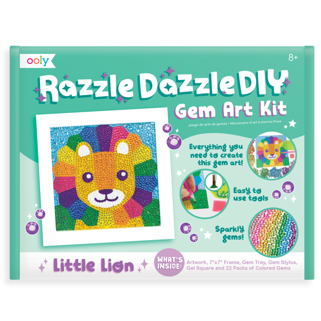 Ooly Razzle Dazzle DIY Gem Art Kit Lil' Lion — Cullen's Babyland