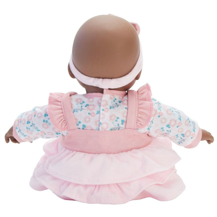 Madame Alexander Baby Cuddles Pink Floral -Dark Skin Tone Doll