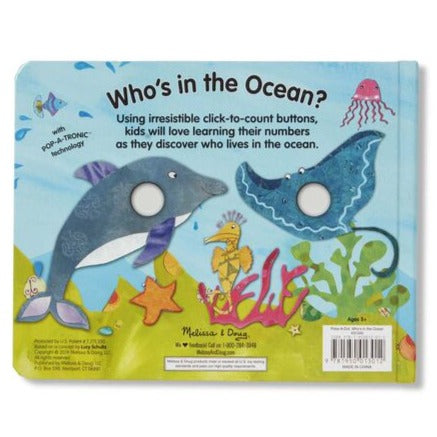 Melissa & Doug Poke-a Dot Book: Who's in the Ocean?