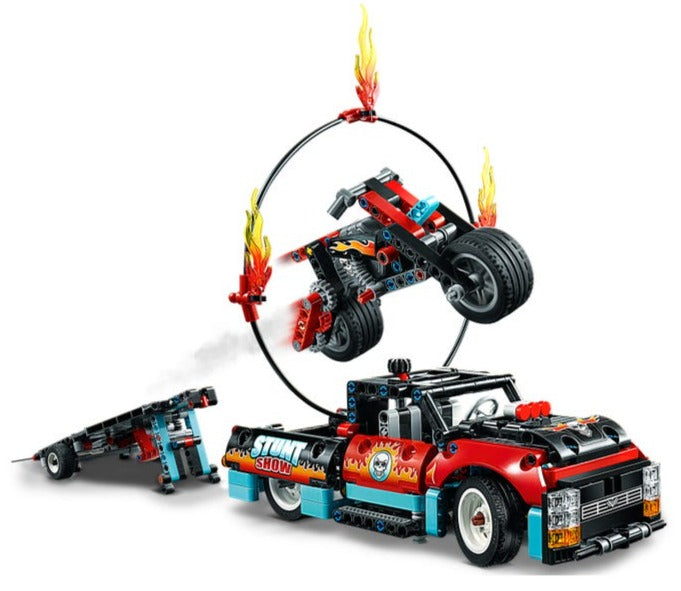 Lego Technic Stunt Show Truck & Bike