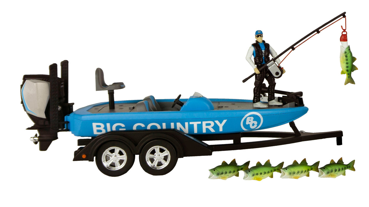 Big Country Toys Bass Boat & Accessory Pack