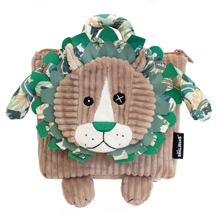 Tri Action Toys Corduroy Backpack Jelekros The Lion