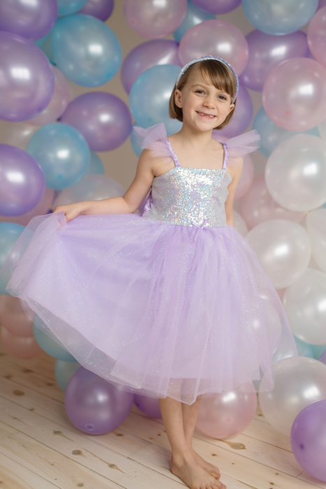 Creative Education Sequins Princess Dress | Lilac (Size 5-6)