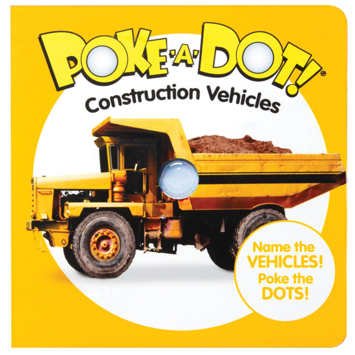 Melissa & Doug Poke-a Dot Book: Construction Vehicles