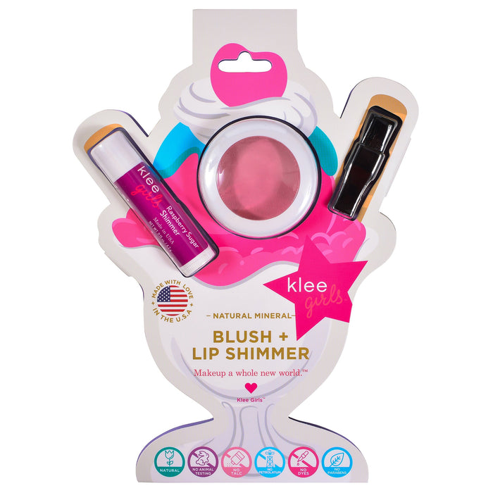 Klee Naturals Cotton Candy Glow Blush & Lip Shimmer