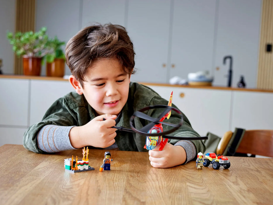 Lego City Fire Helicopter Response