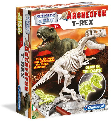 Creative Toy Co. Glow in the Dark Dig & Assemble T-Rex