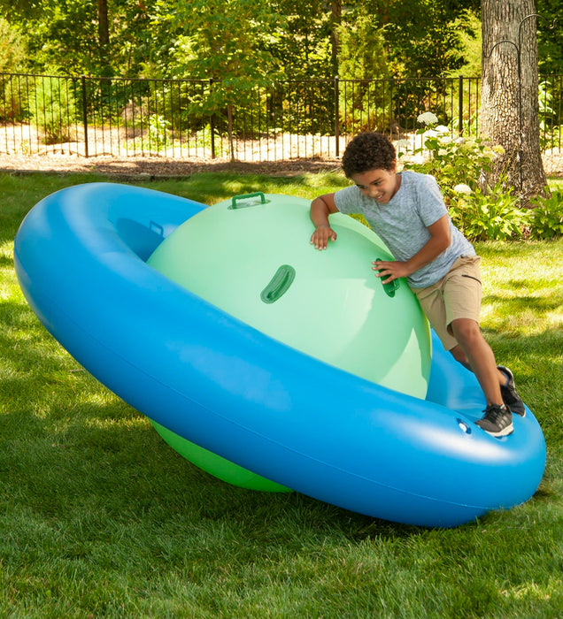Hearthsong Rock With It Giant 8-Foot Inflatable Dome Rocker Bouncer