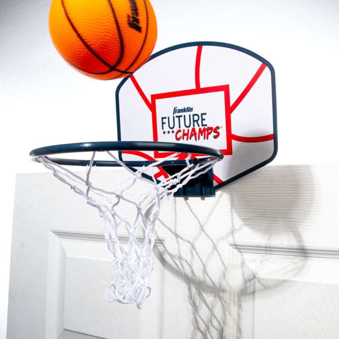 Franklin Sports NBA Over The Door Basketball Hoop - Kids Indoor