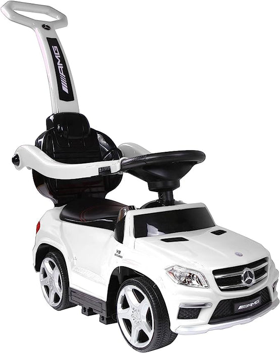 Mercedes 4-n-1 Push Car | White