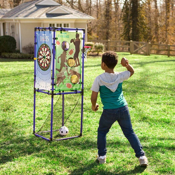 Hearthsong 5-in-1 Multi-Sport Indoor Outdoor Target Game
