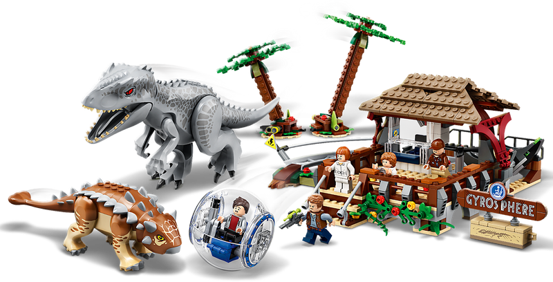 Lego Jurassic World Indominus Rex vs Ankylosaurus