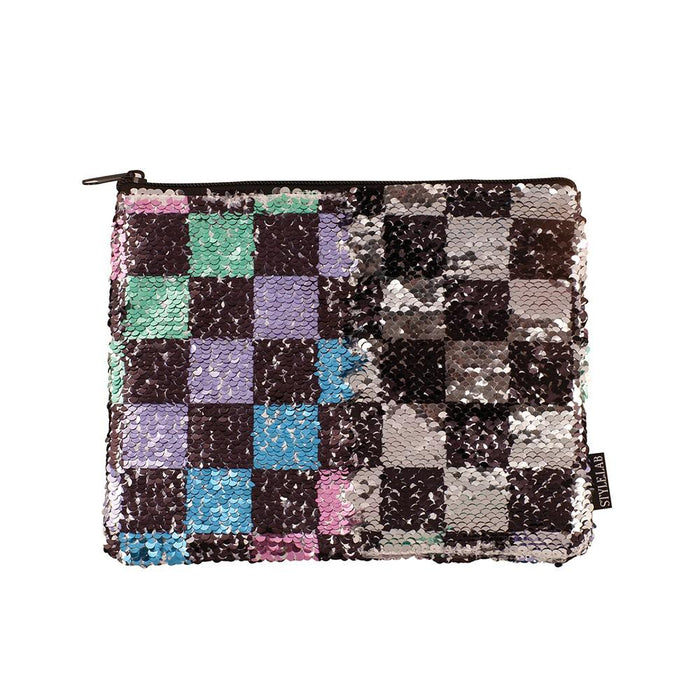Fashion Angels Checkerboard Sequin Pouch