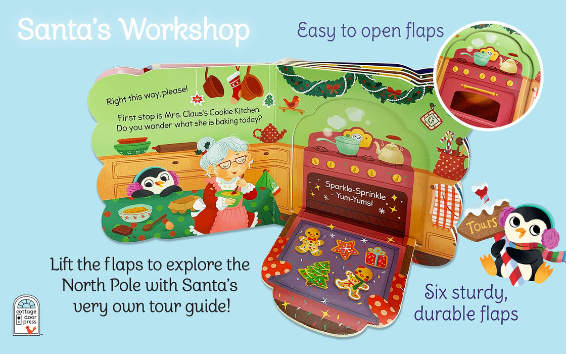 Santa's Workshop Lift-a-Flap Book