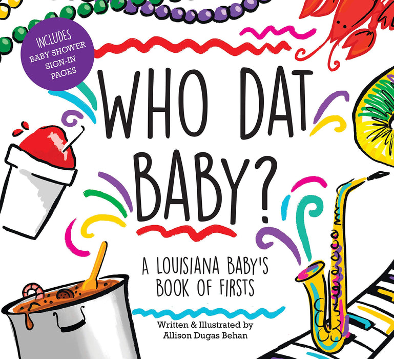 Looziana Book Co. Who Dat Baby Book