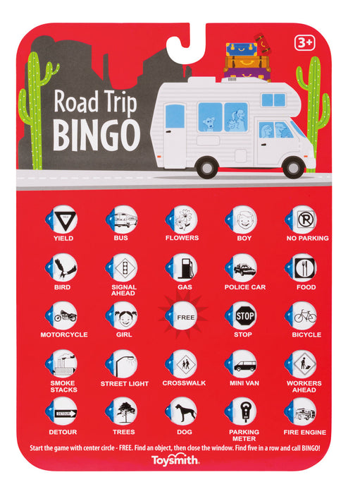 Toysmith Road Trip Bingo Card