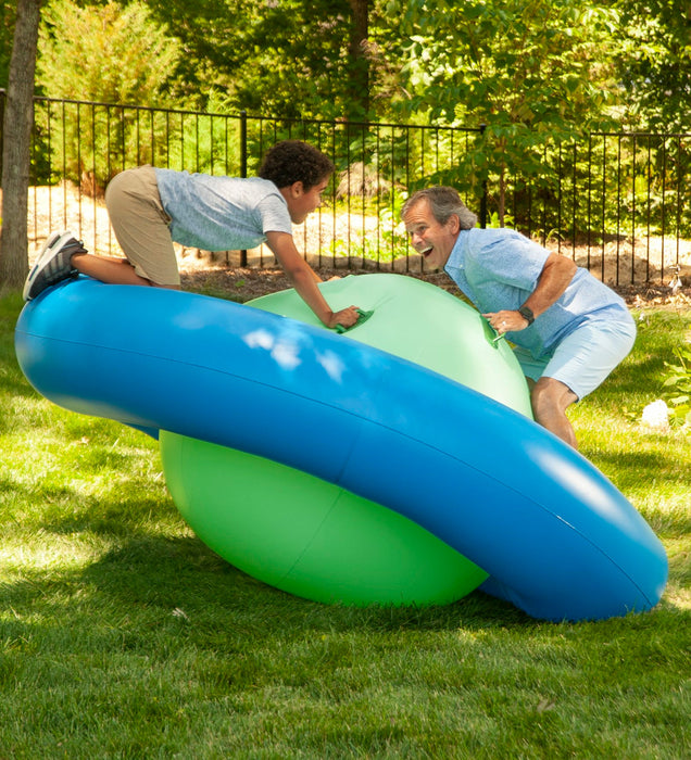 Hearthsong Rock With It Giant 8-Foot Inflatable Dome Rocker Bouncer