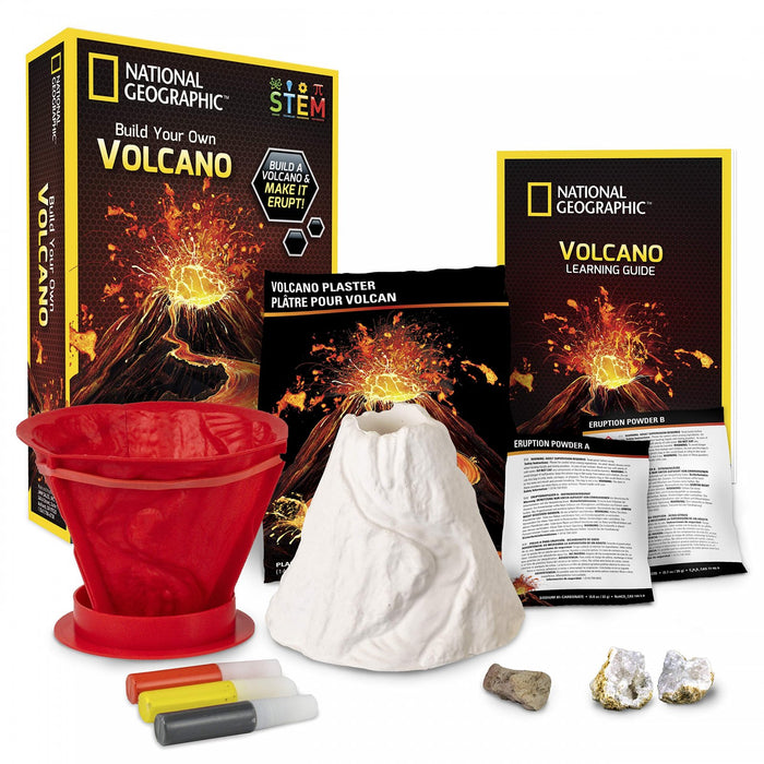 Discover with Dr. Cool National Geographic Build Your Own Volcano Kit