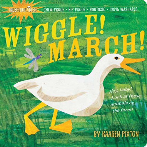 Indestructibles Wiggle! March! Chewable Non-Toxic Book