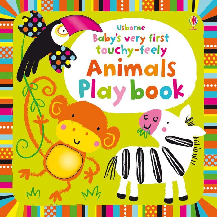 Usborne Publishing Baby's Very First Touchy-Feely Animals Play Book