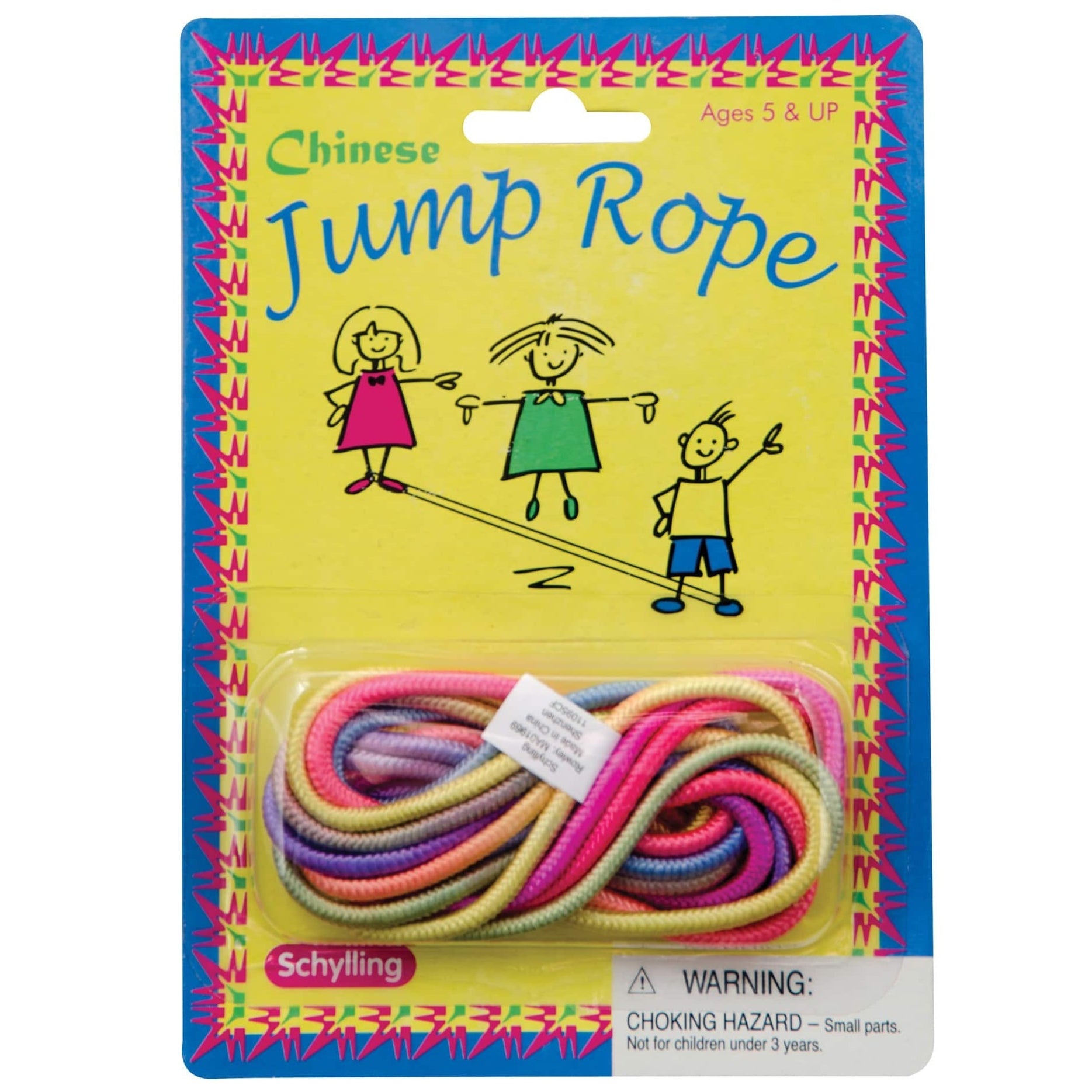 Schylling Rainbow Chinese Jump Rope — Cullen's Babyland & Playland