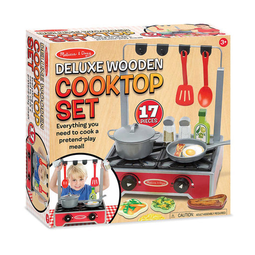 Melissa & Doug Deluxe Wooden Cooktop