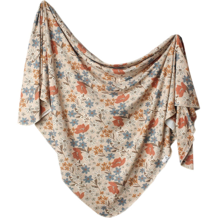 Copper Pearl Knit Swaddle Blanket | Eden
