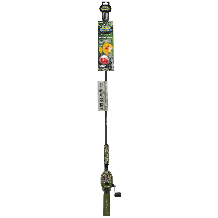 Kid Casters Tangle-Free Fishing Pole  Green Camo — Cullen's Babyland &  Playland