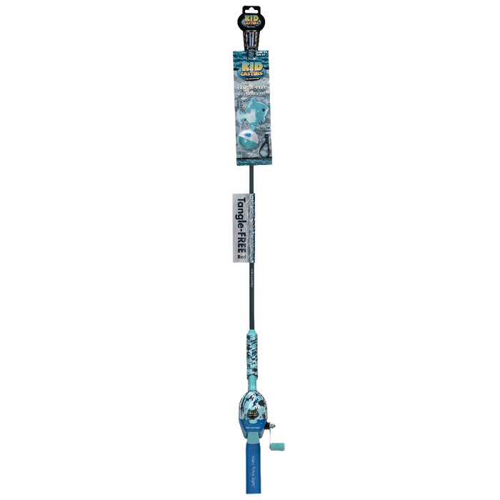 Kid Casters Tangle-Free Fishing Pole  Blue Camo — Cullen's Babyland &  Playland