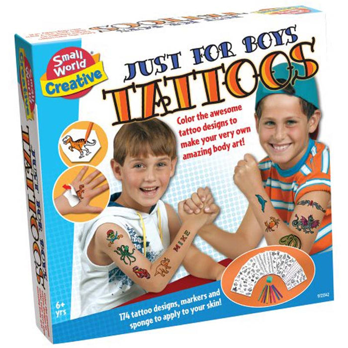 Small World Toys Just for Boys Tattoos