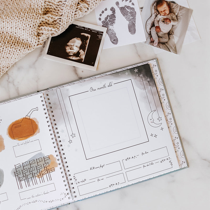 Lucy Darling Celestial Skies Luxury Memory Baby Book