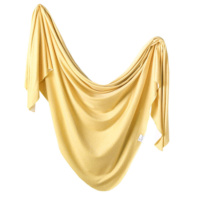 Copper Pearl Knit Swaddle Blanket | Marigold