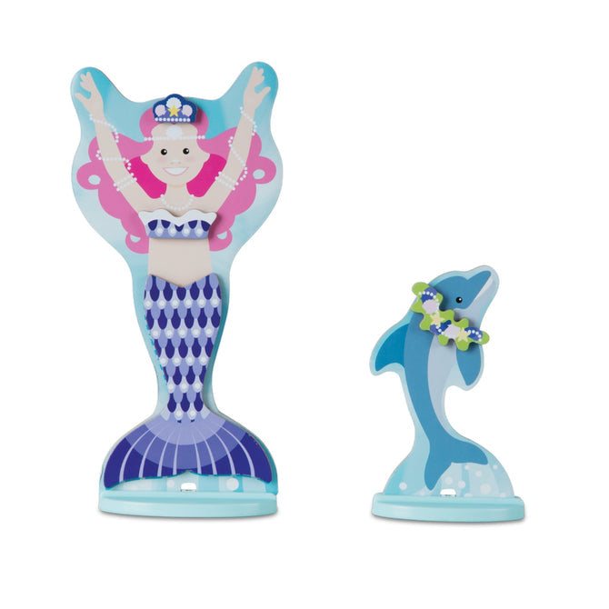 melissa and doug magnetic dress up mermaid Mermaid Magnetic Dress-up Play Set - Melissa & Doug for sale online