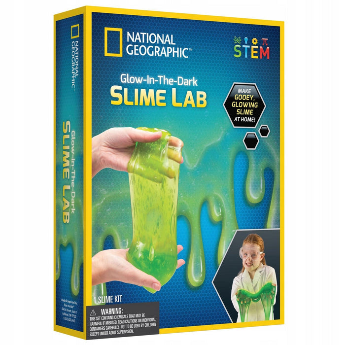 Discover with Dr. Cool National Geographic Glow-In-The-Dark Slime Lab Kit