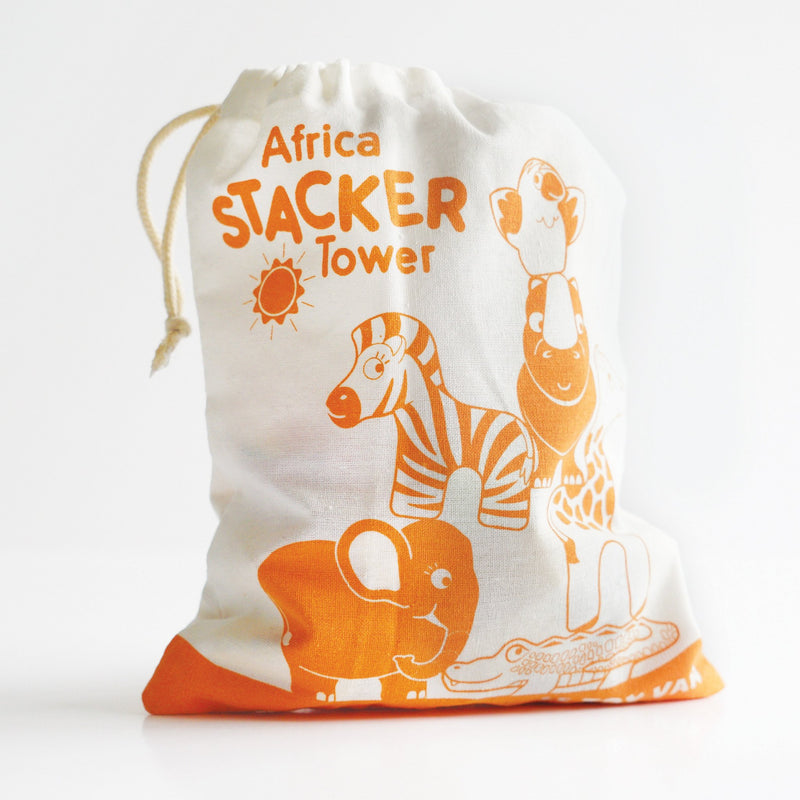 Le Toy Van Africa Stacker & Cotton Bag